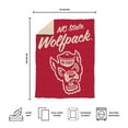 thumbnail image 5 of Logo Brands NC State Wolfpack Luxe Dreams Throw, 60" x 80", 5 of 6