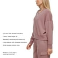 thumbnail image 3 of Express Women's V-Neck Pullover Sweatshirt, 3 of 6