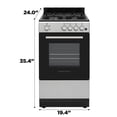 thumbnail image 3 of Hamilton Beach 20" Gas Range with Shallow Tray, 3 of 16