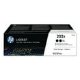 thumbnail image 1 of HP 202X, 2-Pack High Yield Black Original LaserJet Toner Cartridge, 1 of 11
