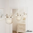 thumbnail image 1 of Hunter Karloff with Clear Glass Pendant Ceiling Light Fixture, 1 of 7