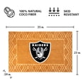 thumbnail image 3 of Logo Brands Las Vegas Raiders Coir Outdoor Mat, 3 of 3