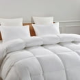 thumbnail image 2 of Serta Lightweight White Goose Feather and Down Fiber Comforter, Various Sizes, 2 of 8