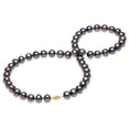 thumbnail image 1 of Black Freshwater Pearl Strand Necklace, 1 of 1