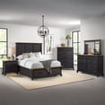 thumbnail image 1 of Society Den Johnshaven King Storage 3PC Bedroom Set in Espresso & Brown, 1 of 11