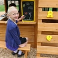 thumbnail image 4 of KidKraft Charleston Lodge Wooden Outdoor Swing Set/Playset, 4 of 8