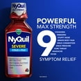 thumbnail image 4 of Vicks DayQuil & NyQuil Severe Cold & Flu Relief Liquid, Berry, 12 fl. oz., 3 pk., 4 of 9