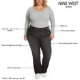 thumbnail image 4 of Nine West Women's Plus Bootcut Jean, 4 of 7