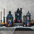 thumbnail image 1 of Member's Mark Pre-Lit Metal Halloween Houses, Set of 3, 1 of 6