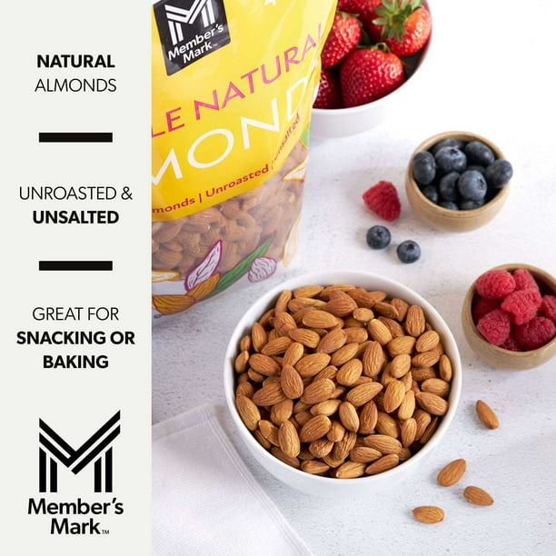 Member's Mark Whole Natural Almonds, 48 oz. - Samsclub.com