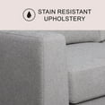 thumbnail image 3 of Elliot Stain-Resistant Fabric Sofa, Assorted Colors, 3 of 10