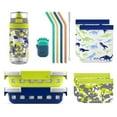 thumbnail image 1 of Ello 13-Piece Kids Food Storage, Straws and Water Bottle Lunch Pack Set, Choose Color, 1 of 4