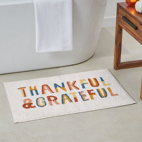 Hallmark Fall Tufted Microfiber Bath Rugs, 20" x 30"