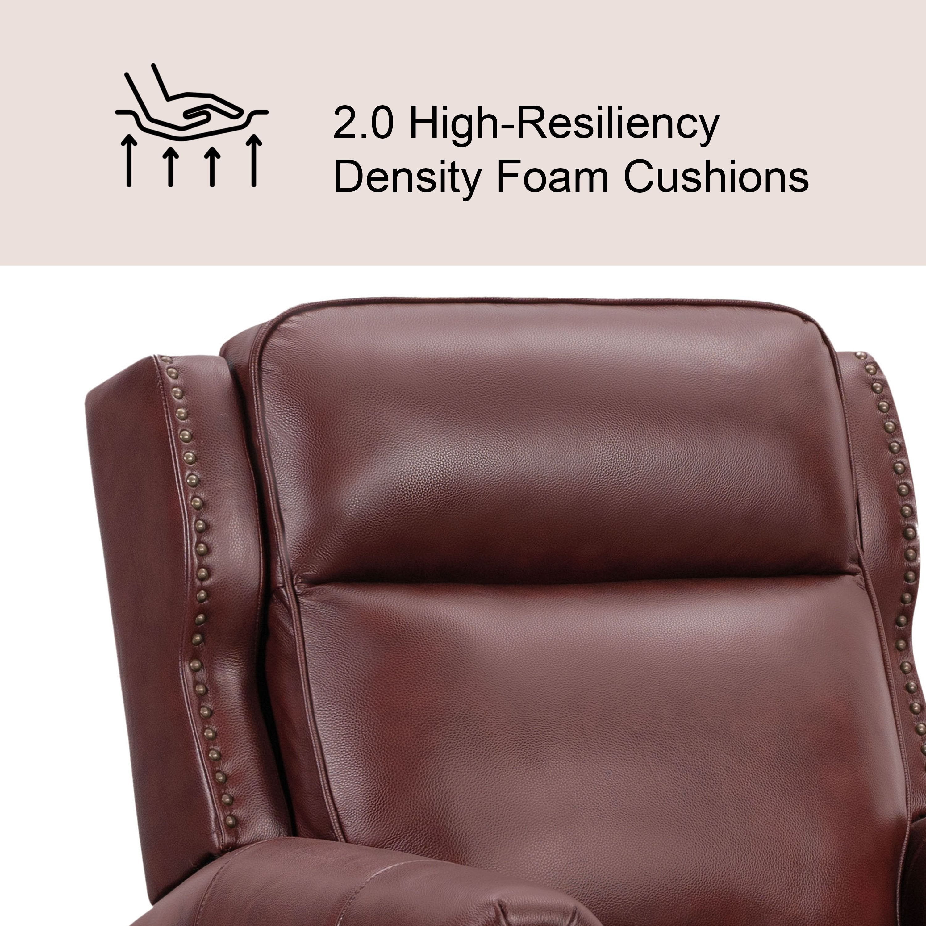 Pollenza Leather Pushback Recliner Chair - Samsclub.com