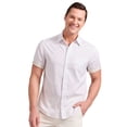 thumbnail image 4 of Nick Graham Men's Performance Short Sleeve Woven Sport Shirt, 4 of 9