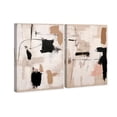 thumbnail image 1 of Strings Attached Set Neutral Abstract Canvas Print by Oliver Gal Prints, 1 of 4