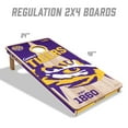 thumbnail image 5 of YouTheFan LSU Tigers 2'x4' Cornhole Board Set, 5 of 6