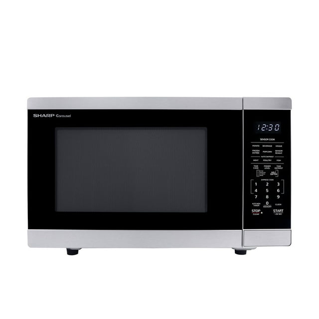 Sharp 1.4 Cu. Ft. 1100W Countertop Microwave Oven With Sensor Cooking