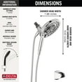 thumbnail image 4 of Delta Faucet In2ition 7-Setting Two-in-One Shower, 4 of 8
