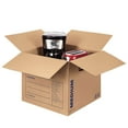 thumbnail image 3 of Bankers Box SmoothMove Basic Medium Moving Boxes, Kraft/Black 18 x 18 x 16, 20ct., 3 of 6