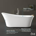 thumbnail image 7 of OVE Decors 70" Skylar Freestanding Bathtub, 7 of 13