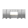 thumbnail image 1 of Seville Classics UltraHD 12-Piece Steel Garage Cabinet Storage Set with Rolling Workbench, 18 Feet Wide, 1 of 18