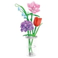 thumbnail image 2 of Brickcraft Bricktanicals Blush & Blooms Flower Bouquet Building Kit, 2 of 6