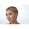thumbnail image 3 of 14K Gold Diamond Cut Flower Stud Earrings, 3 of 4