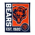thumbnail image 1 of Logo Brands Chicago Bears 60"x70" Super Plush Blanket, 1 of 6