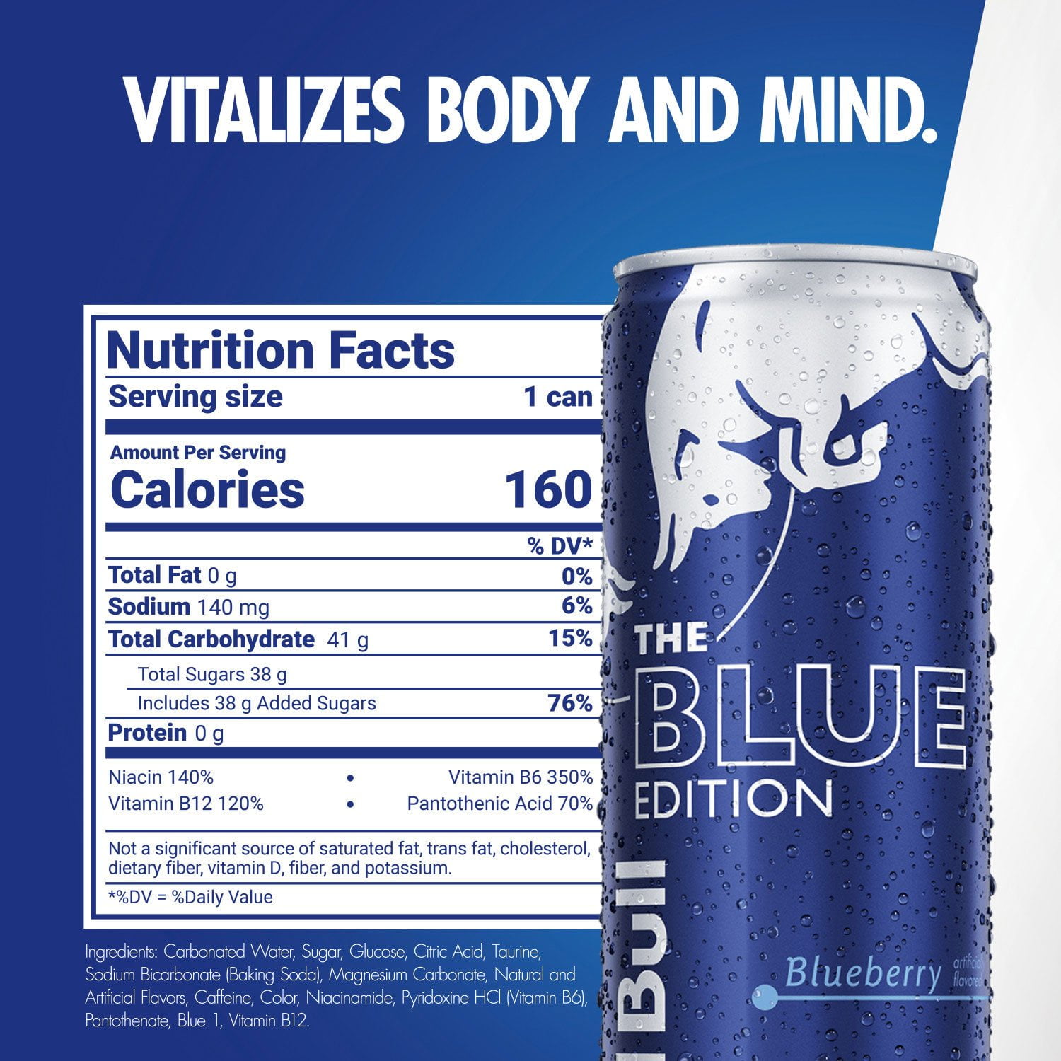 Red Bull Energy Blue Edition 12 fl. oz., 24 pk. - Samsclub.com, image size:1500x1500