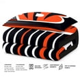 thumbnail image 5 of Logo Brands Cincinnati Bengals Twin/Twin XL Comforter Set, 5 of 5