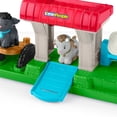 thumbnail image 3 of Fisher-Price Little People Horse Stable & Goat Yard Toddler Playset, 2 Vehicles & 16 Play Pieces, 3 of 4