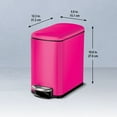 thumbnail image 3 of Tramontina 1.6 Gallon Step Trash Cans, 2 pack, 3 of 14