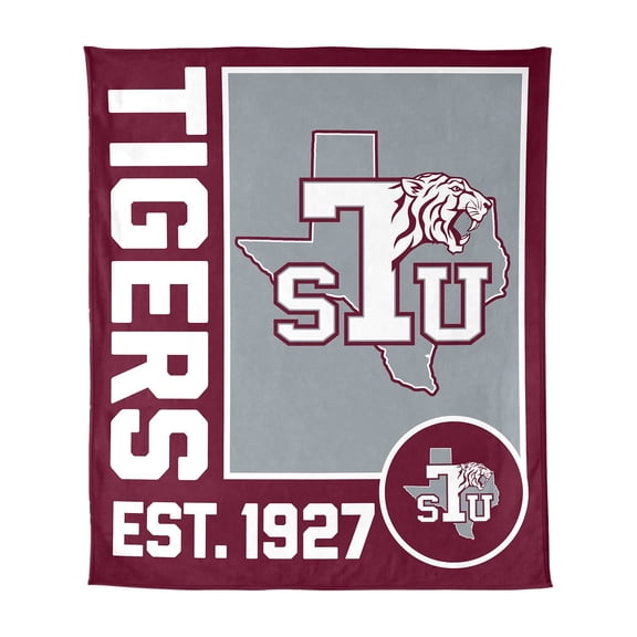 Logo Brands Texas Southern Tigers 60"x70" Super Plush Blanket