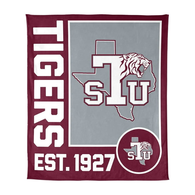 Logo Brands Texas Southern Tigers 60"x70" Super Plush Blanket