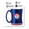 thumbnail image 3 of Logo Brands Texas Rangers 14oz Relief Mug Set, 3 of 5