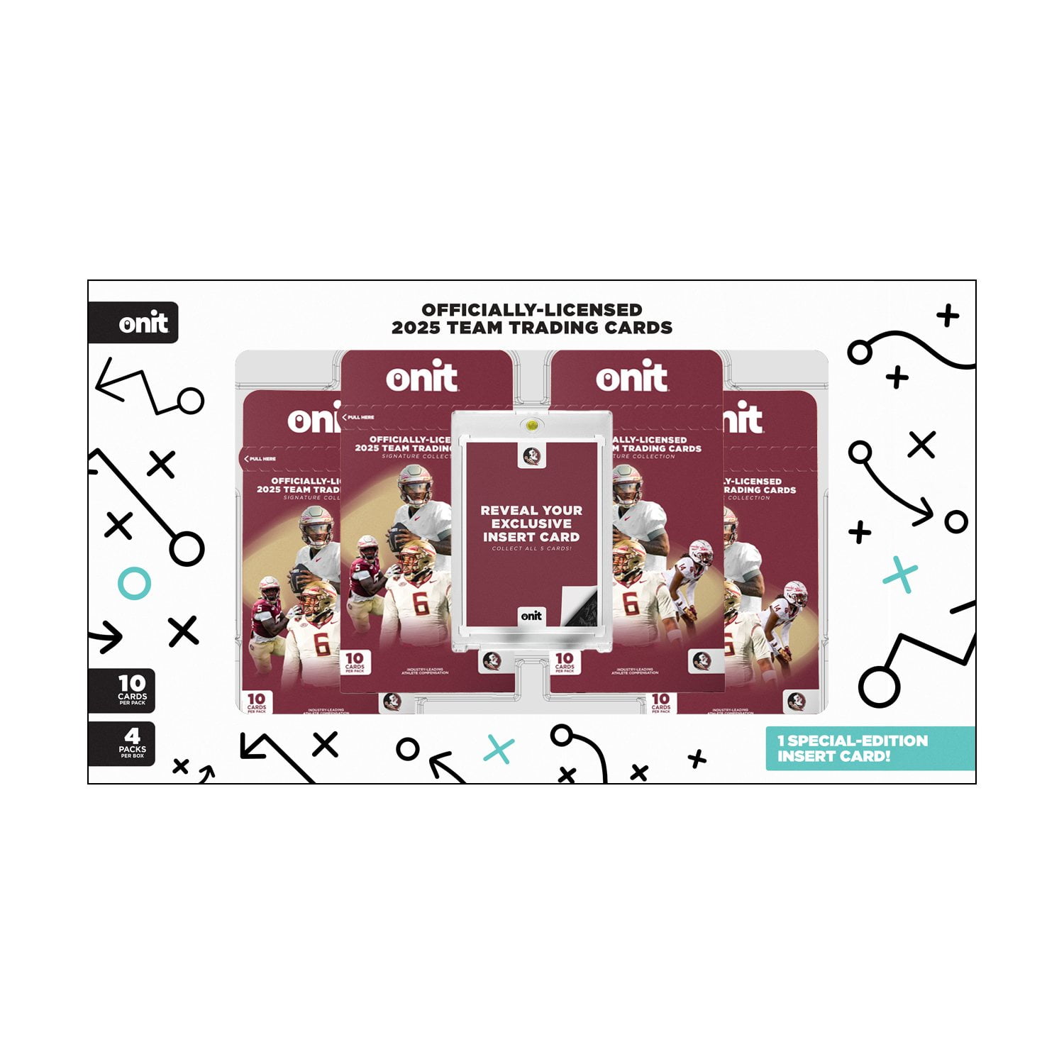 ONIT Athlete 2025 College Football Team Trading Cards - Samsclub.com