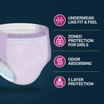 thumbnail image 11 of Goodnites Nighttime Bedwetting Underwear for Girls, Sizes Extra Small - Extra Extra Large, 11 of 17
