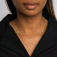 thumbnail image 3 of 0.75 CT. TW. Bezel Set Chandelier Diamond  Necklace in 14K Gold, 3 of 6