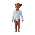 thumbnail image 1 of Member's Mark Baby Girls Rashguard One-Piece Swimsuit, 1 of 8