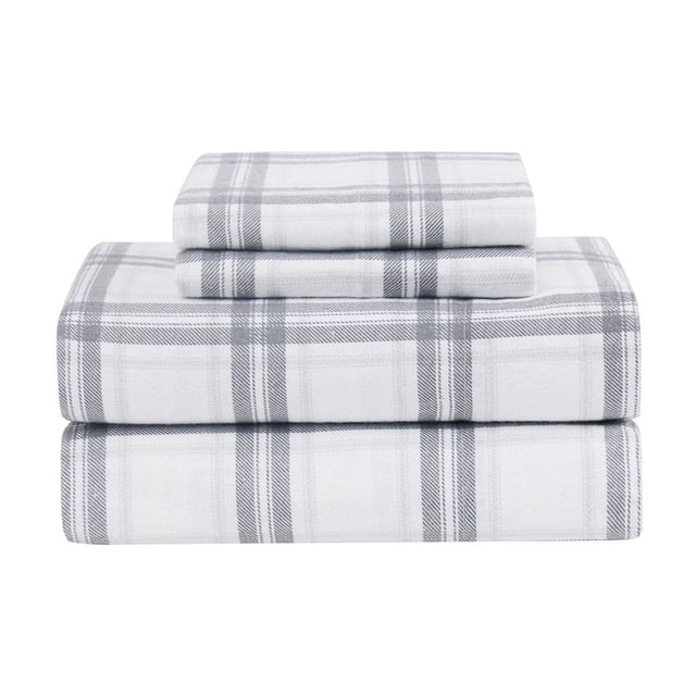 London Fog Plaid Flannel Sheets, Assorted Sizes