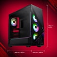 thumbnail image 11 of iBUYPOWER Slate Gaming PC Desktop - Intel Core Ultra 7 270K Plus, NVIDIA GeForce RTX 5070 12GB, 32GB DDR5 RAM, 1TB NVMe SSD, 11 of 12