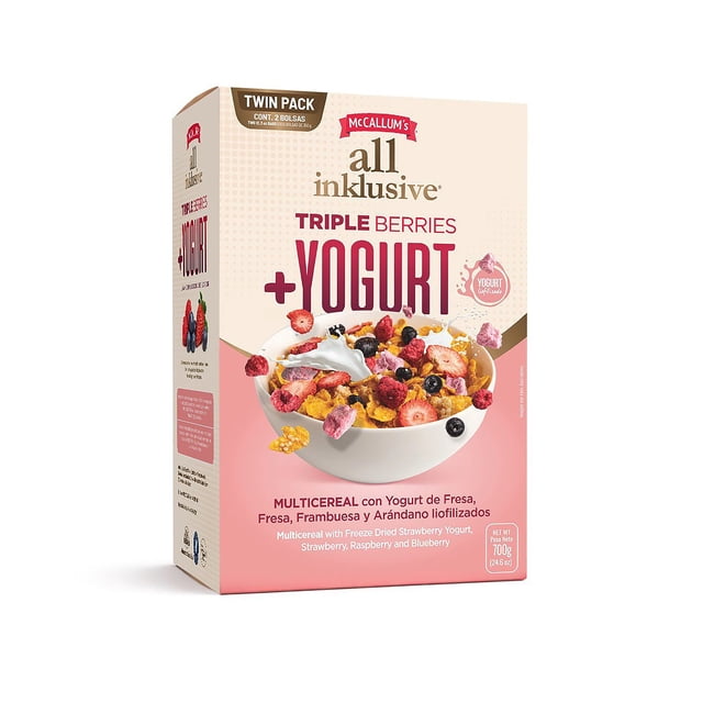 All Inklusive Triple Berries + Yogurt Cereal, 24.69 oz.