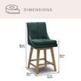 thumbnail image 3 of Member's Mark Amelia Fabric Swivel Counter Stool, 3 of 12