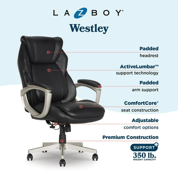 La-Z-Boy Westley Big & Tall Executive Office Chair With Active