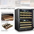 thumbnail image 11 of Lanbo 24 Inch 51 Bottle Wine Cooler Fridge, 11 of 15