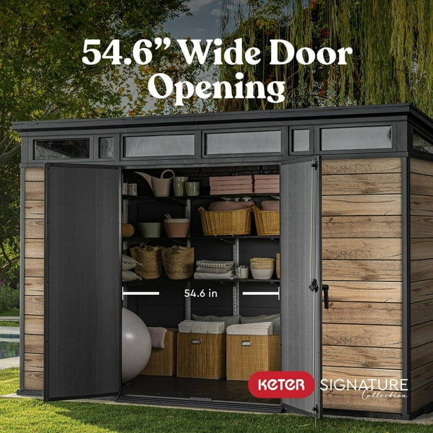 Keter 11' x 7' Signature Collection Resin Outdoor Shed - Samsclub.com