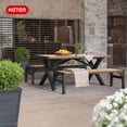 thumbnail image 14 of Keter Porto Resin Outdoor Picnic Table Furniture Set, 3pc, 14 of 16