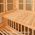 thumbnail image 7 of Backyard Discovery 4-Person Cedar Indoor Infrared Sauna with Red Light Therapy & Chromotherapy, 7 of 12