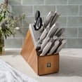 thumbnail image 3 of Henckels Diamond 13-Piece Self-Sharpening Acacia Block Set, 3 of 12